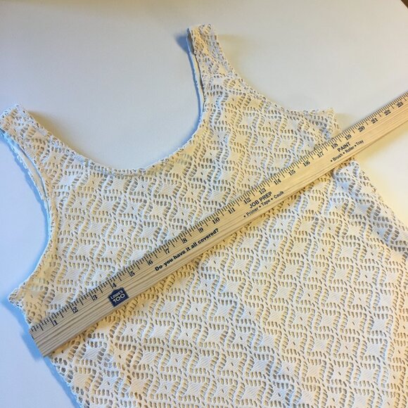 Lennie for Nina Leonard Lace Maxi Dress Womens XL Ivory - Picture 6 of 13